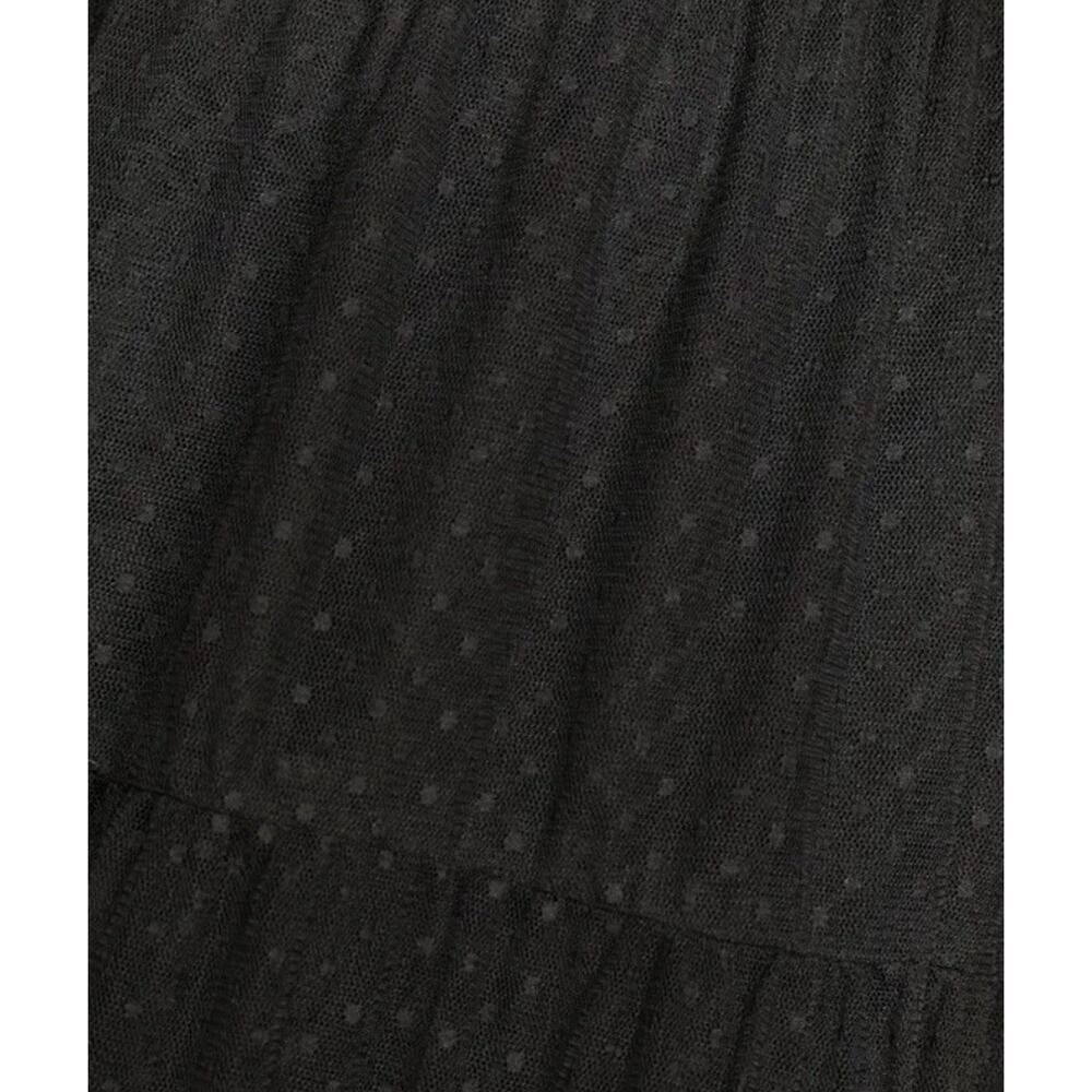 NWT Lulus Made to Be Magical Maxi‎ Dress XL Black Dotted Tulle Witchy Whimsygoth - Picture 15 of 16
